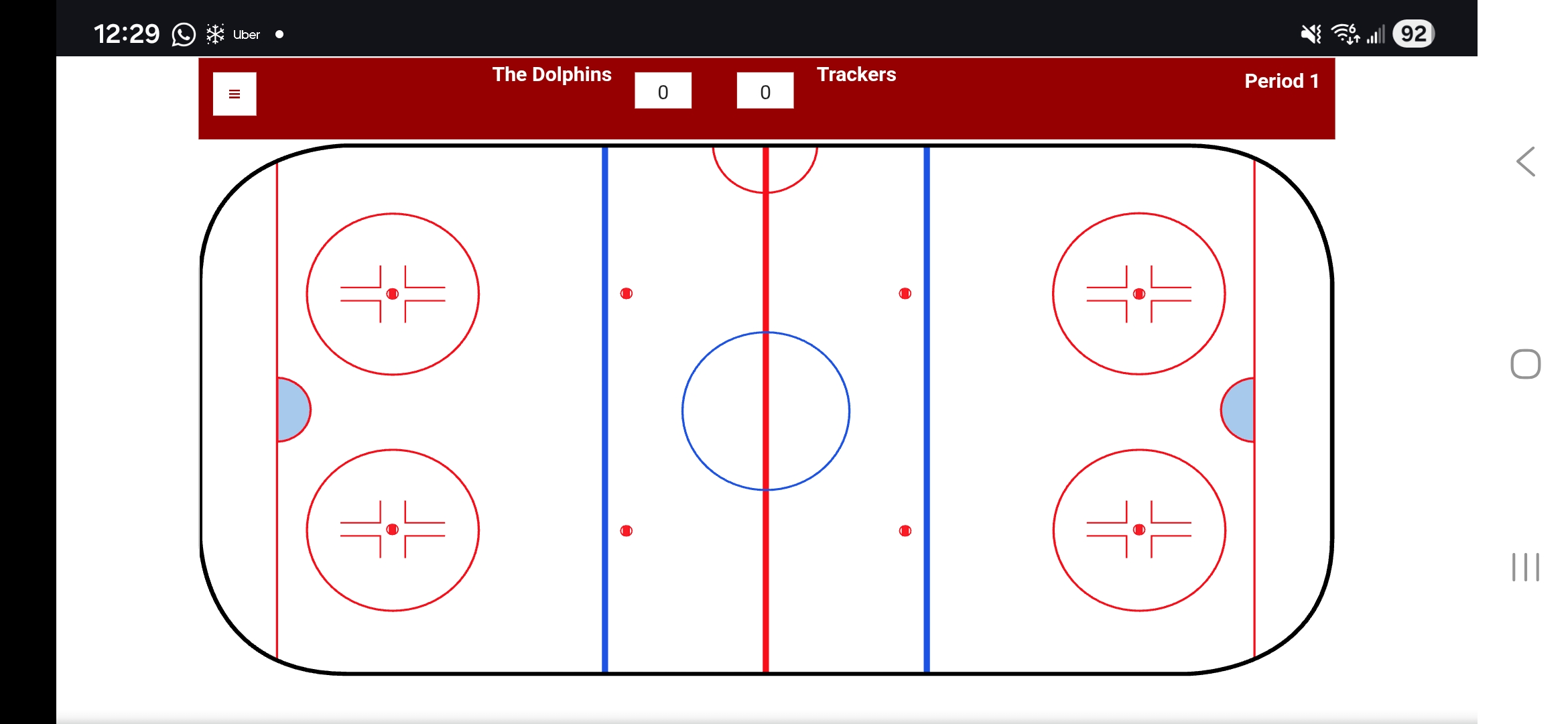 Ice Rink Interface